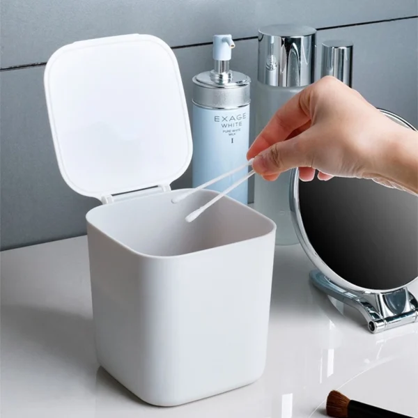Mini Trash Can with Lid