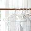 Space Saving Flat Plastic Clothes Hangers