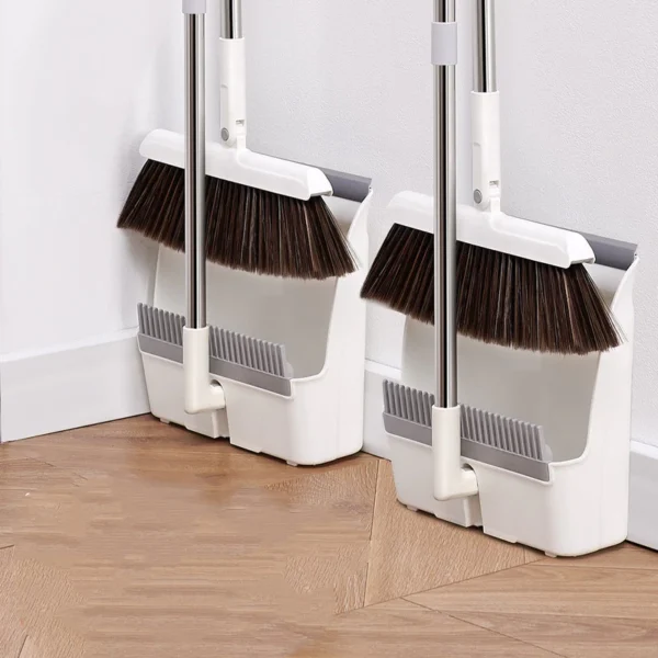 Broom & Dustpan Set with Comb Teeth