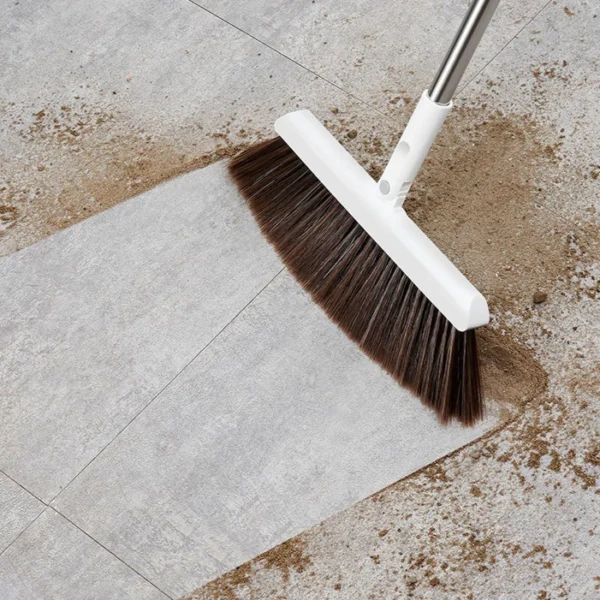Broom & Dustpan Set with Comb Teeth
