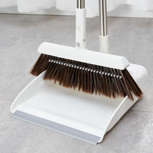 Broom & Dustpan Set with Comb Teeth