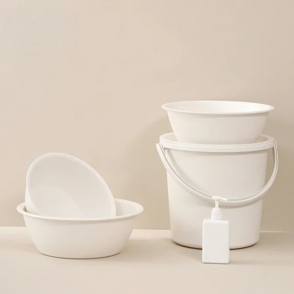 Multipurpose Plastic Bucket & Round Basin