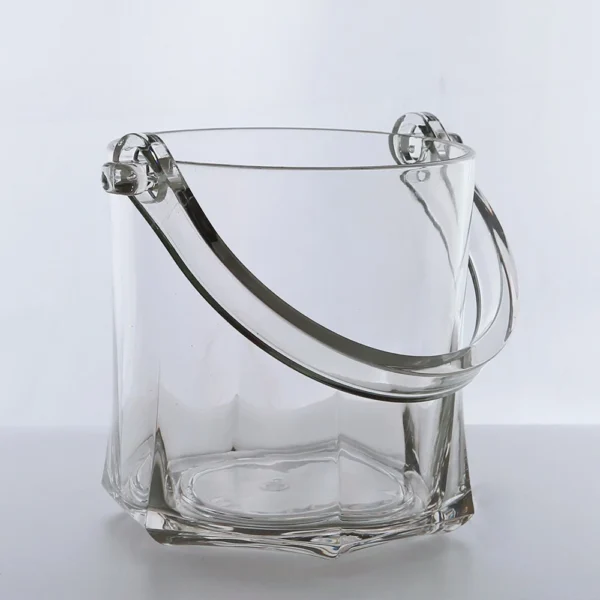 Crystal Transparent Plastic Ice Bucket