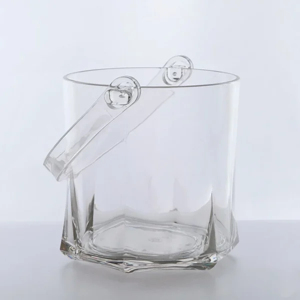 Crystal Transparent Plastic Ice Bucket