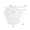 Transparent Storage Bucket & Wash Basin Set