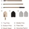 Long Handle Tub & Tile Scrubber Brush