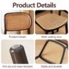 Stackable Plastic Rattan Dining Chair