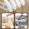 Premium Non-Slip Plastic Clothes Hangers 50PCS