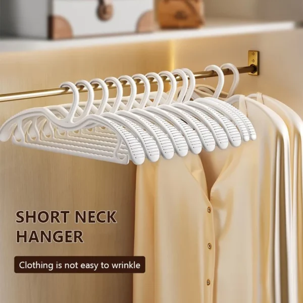 Premium Non-Slip Plastic Clothes Hangers 50PCS