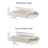 Premium Non-Slip Plastic Clothes Hangers 50PCS
