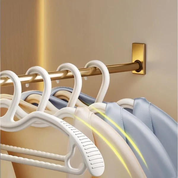 Premium Non-Slip Plastic Clothes Hangers 50PCS