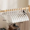 Premium Non-Slip Plastic Clothes Hangers 50PCS