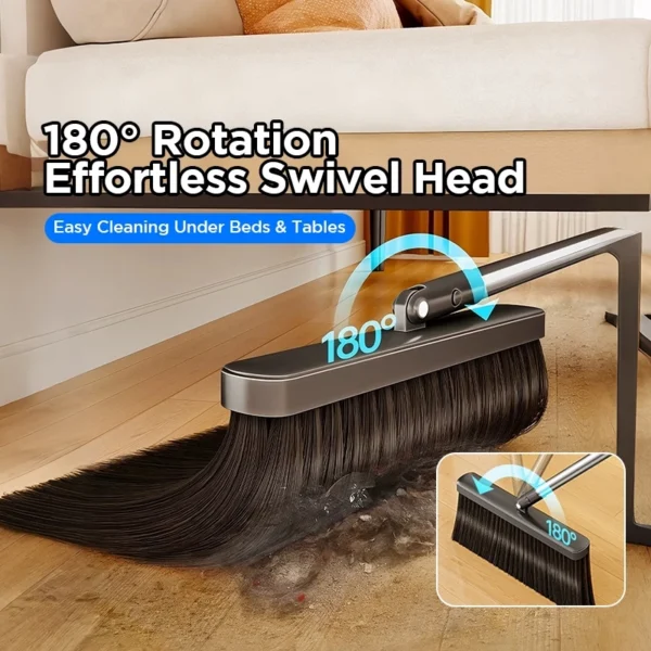 Rotating Broom & Dustpan Set