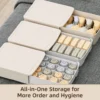 Stackable Drawer Organizer with Dividers