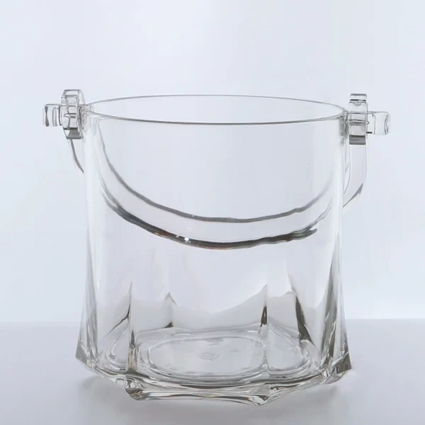 Crystal Transparent Plastic Ice Bucket