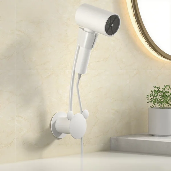 Wall Mounted Hair Dryer Holder