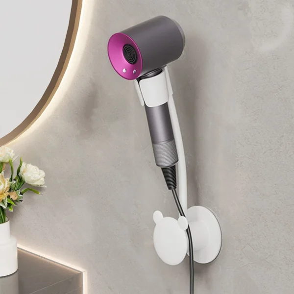 Wall Mounted Hair Dryer Holder