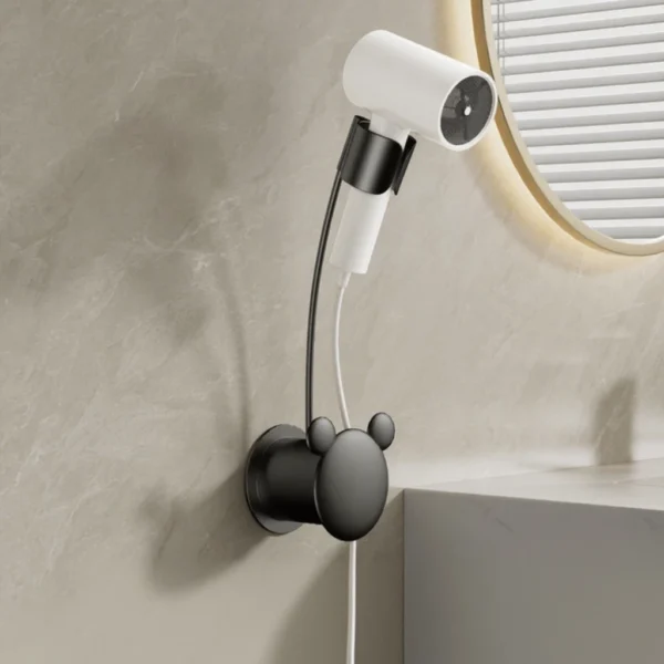 Wall Mounted Hair Dryer Holder
