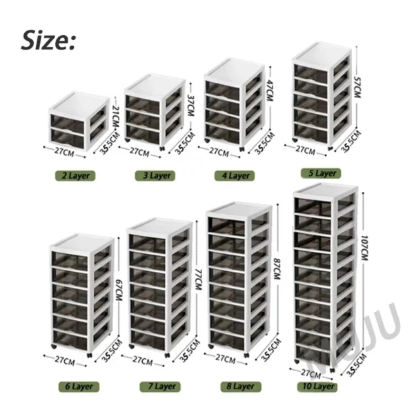 Mobile File Cabinet with Wheels