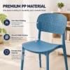Heavy Duty Breathable Plastic Dining Chair