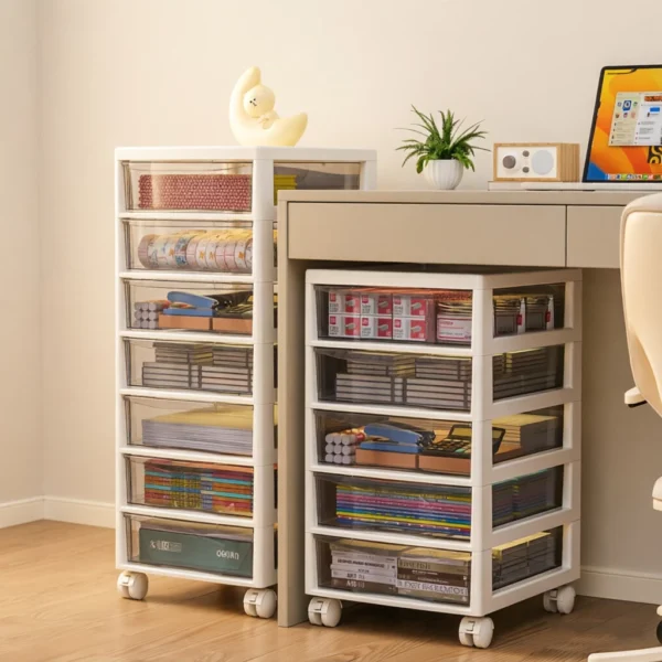 Mobile File Cabinet with Wheels