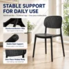 Heavy Duty Breathable Plastic Dining Chair