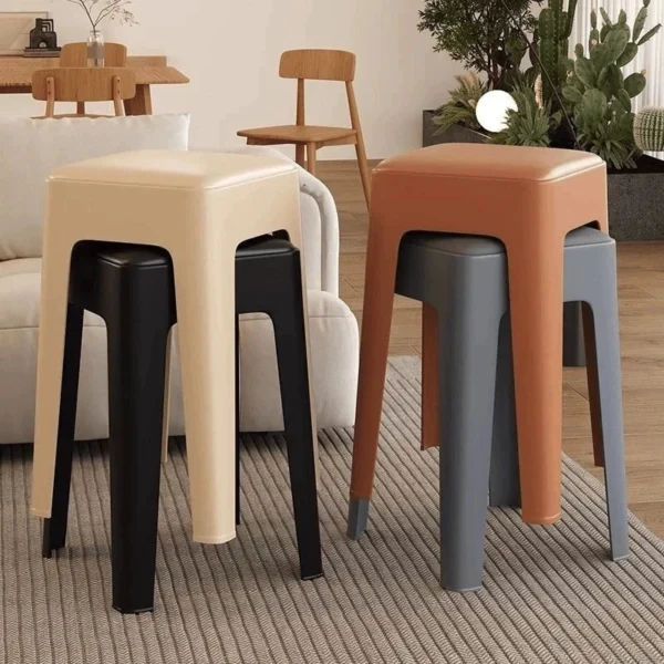 Nordic Stackable Square Dining Chair