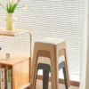 Nordic Stackable Square Dining Chair