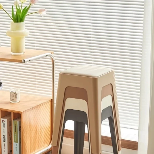 Nordic Stackable Square Dining Chair