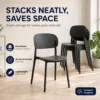 Heavy Duty Breathable Plastic Dining Chair