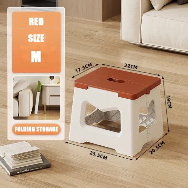 Foldable Plastic Stool Chair