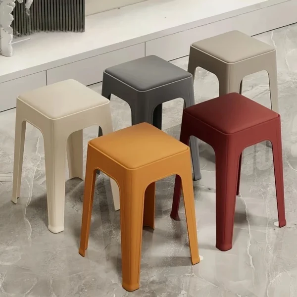 Nordic Stackable Square Dining Chair
