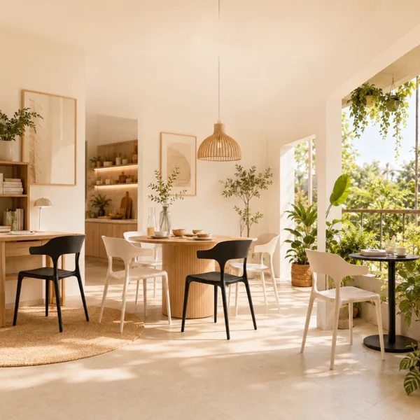 Stackable Modern Antler PP Dining Chair