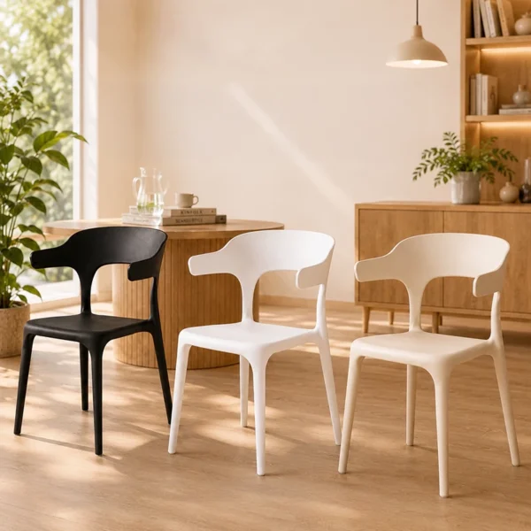 Stackable Modern Antler PP Dining Chair