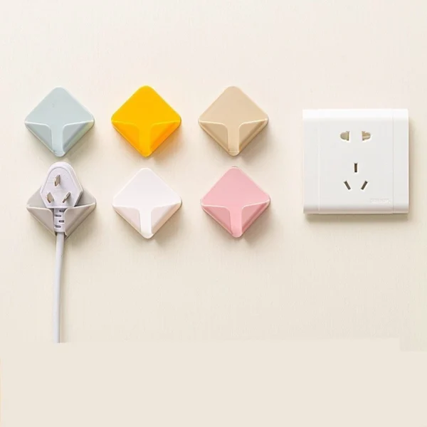 Self Adhesive Power Plug Holder Hook