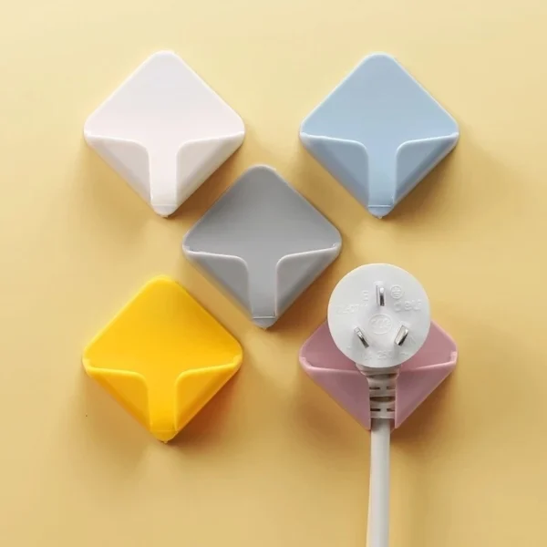 Self Adhesive Power Plug Holder Hook