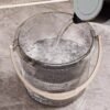Texture Transparent Storage Bucket & Wash Basin Set