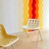 Modern Retro Perforated Dining Chair