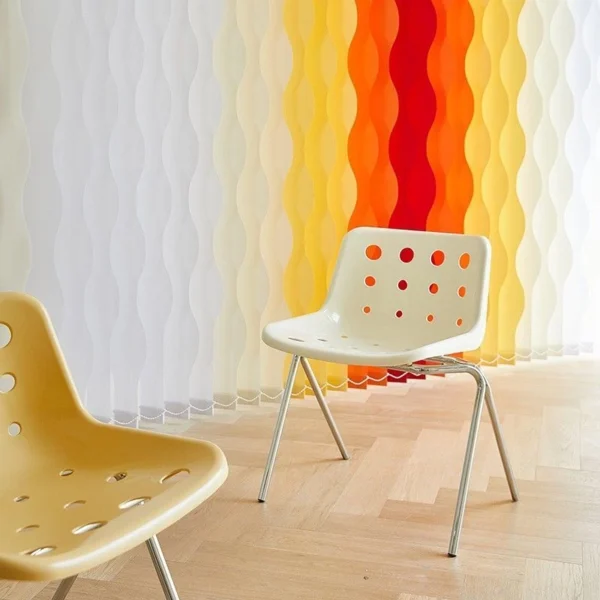 Modern Retro Perforated Dining Chair