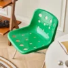 Modern Retro Perforated Dining Chair