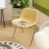 Modern Retro Perforated Dining Chair