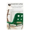 Modern Retro Perforated Dining Chair