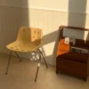 Modern Retro Perforated Dining Chair