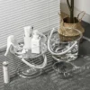 Transparent Storage Bucket & Wash Basin Set
