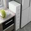 Slim Rolling Plastic Drawer Organizer