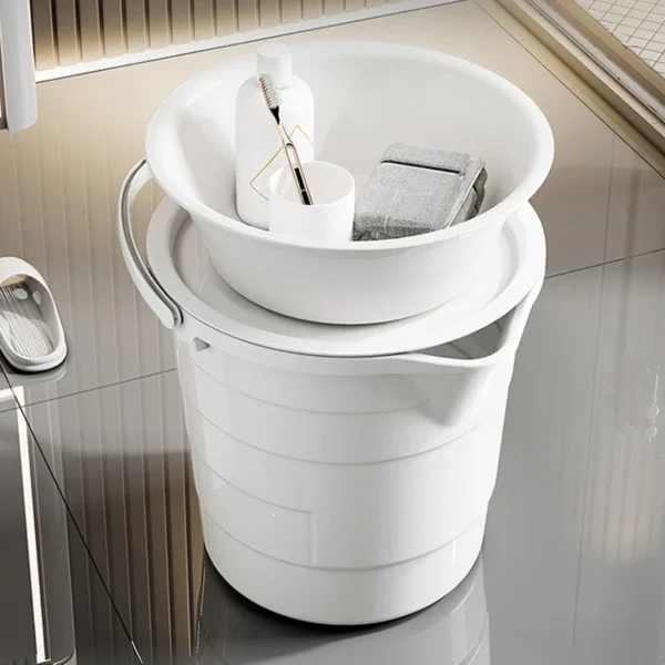 Heavy Duty Household Bucket & Basin Set