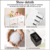 Vertical Plastic Drawer Storage Cabinet