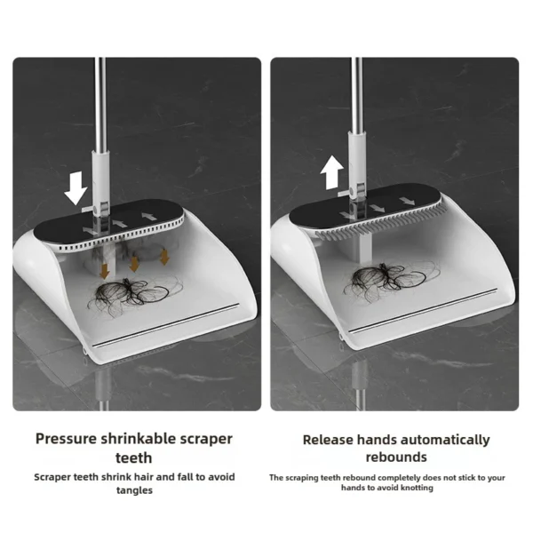 Foldable Broom & Dustpan Cleaning Set