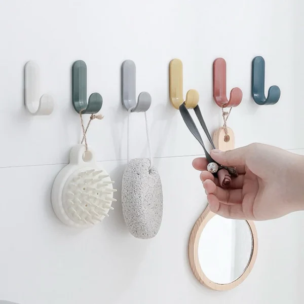 J Type Self Adhesive Wall Hook