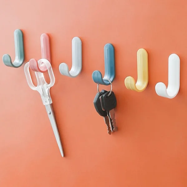 J Type Self Adhesive Wall Hook